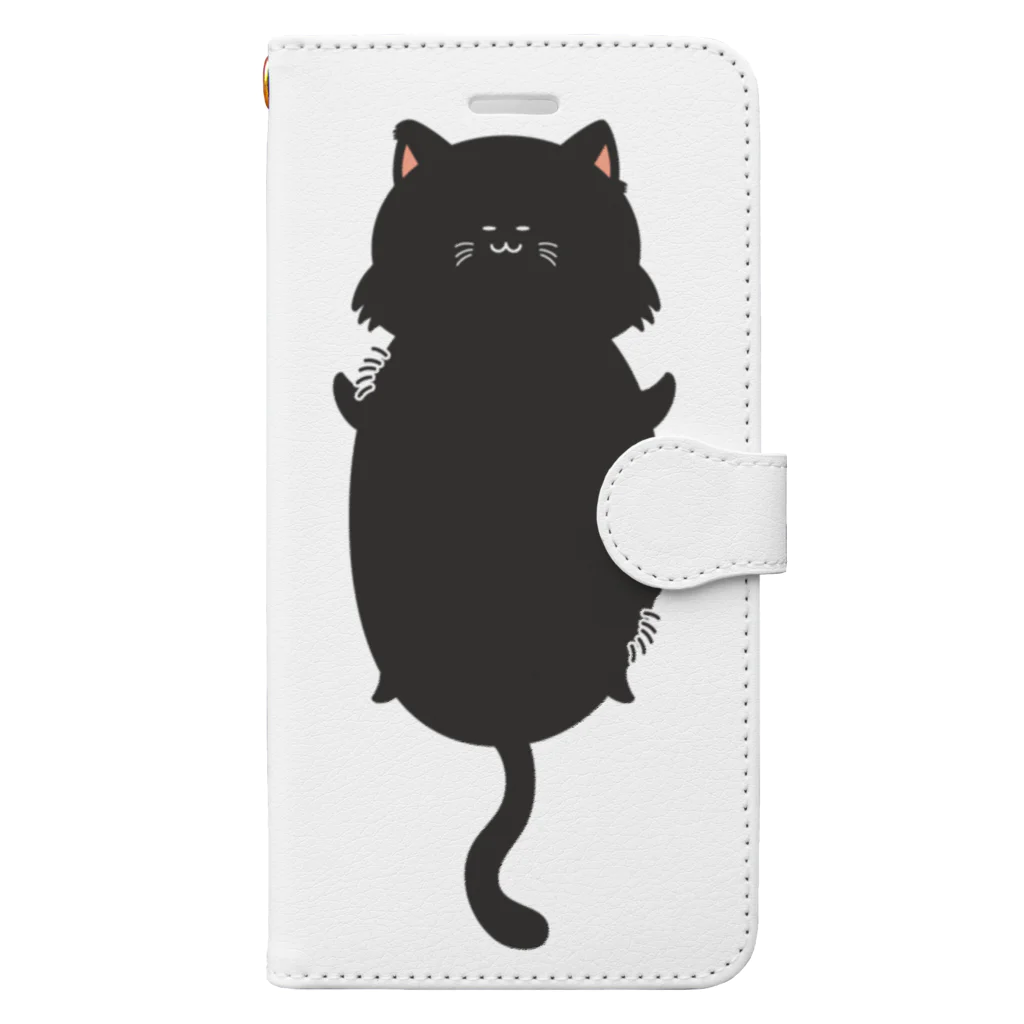 おひまみさたっくのふっくら猫（昼寝） Book-Style Smartphone Case