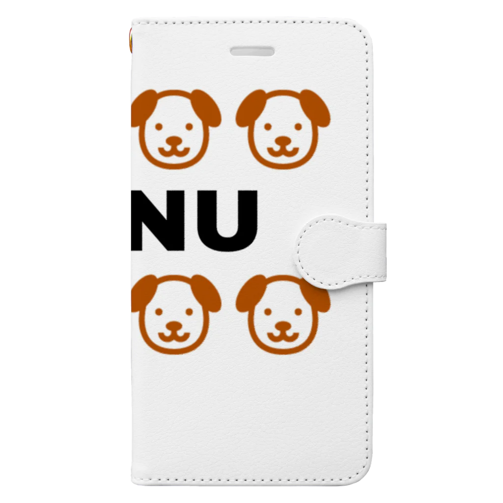 おにぎりのINU‐犬‐ Book-Style Smartphone Case