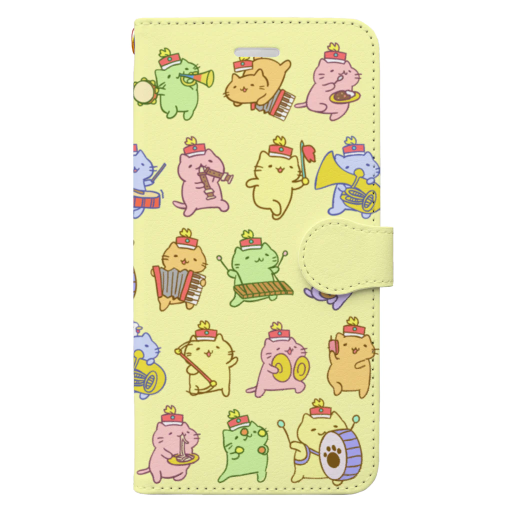 みっちりねこ by frencelのみっちりねこマーチ Book-Style Smartphone Case