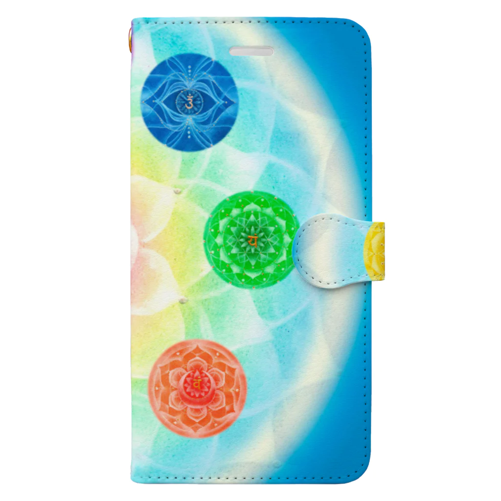 Mandala Mariのチャクラマンダラ Book-Style Smartphone Case