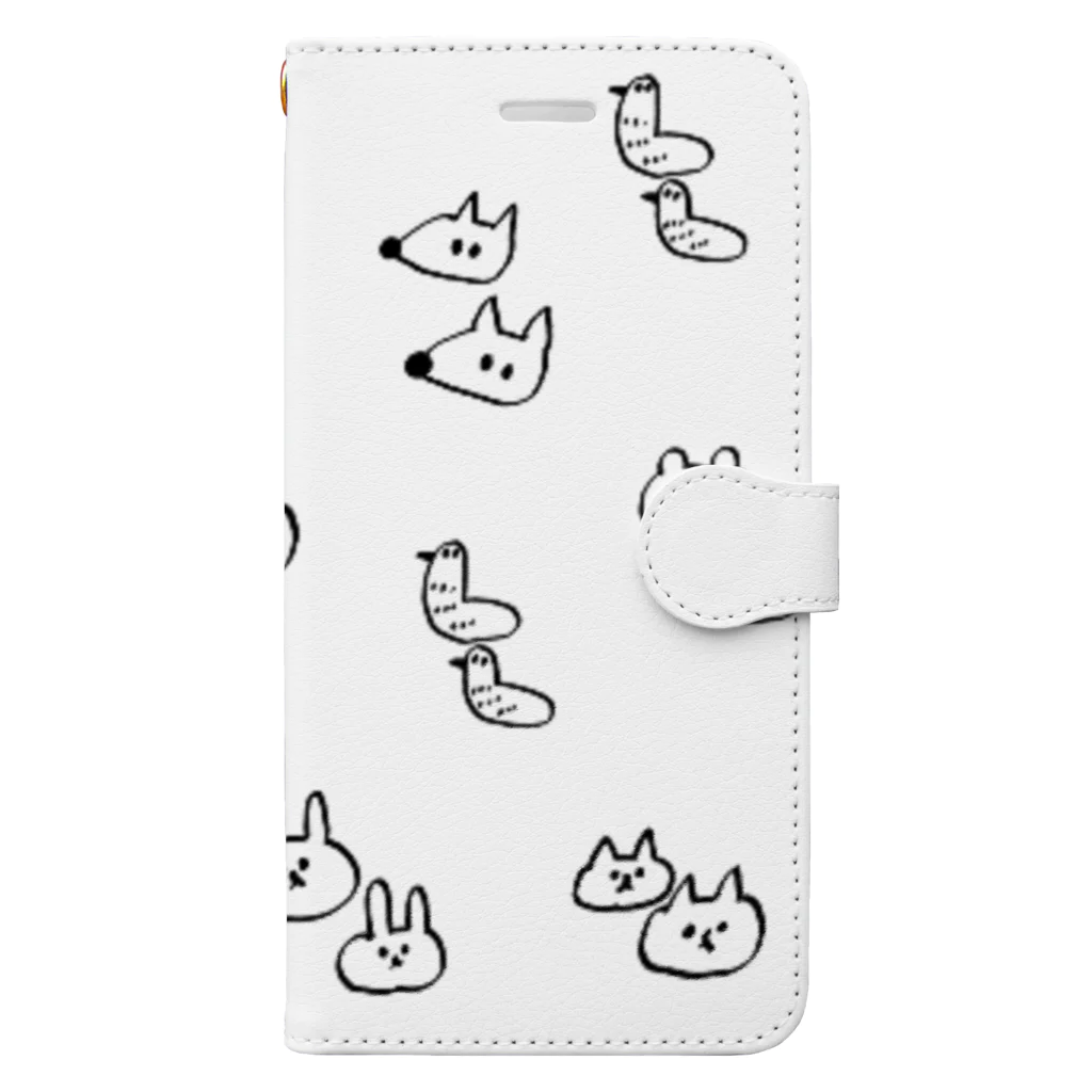 yuuhiのおみせのゆるしゅーる王国 Book-Style Smartphone Case