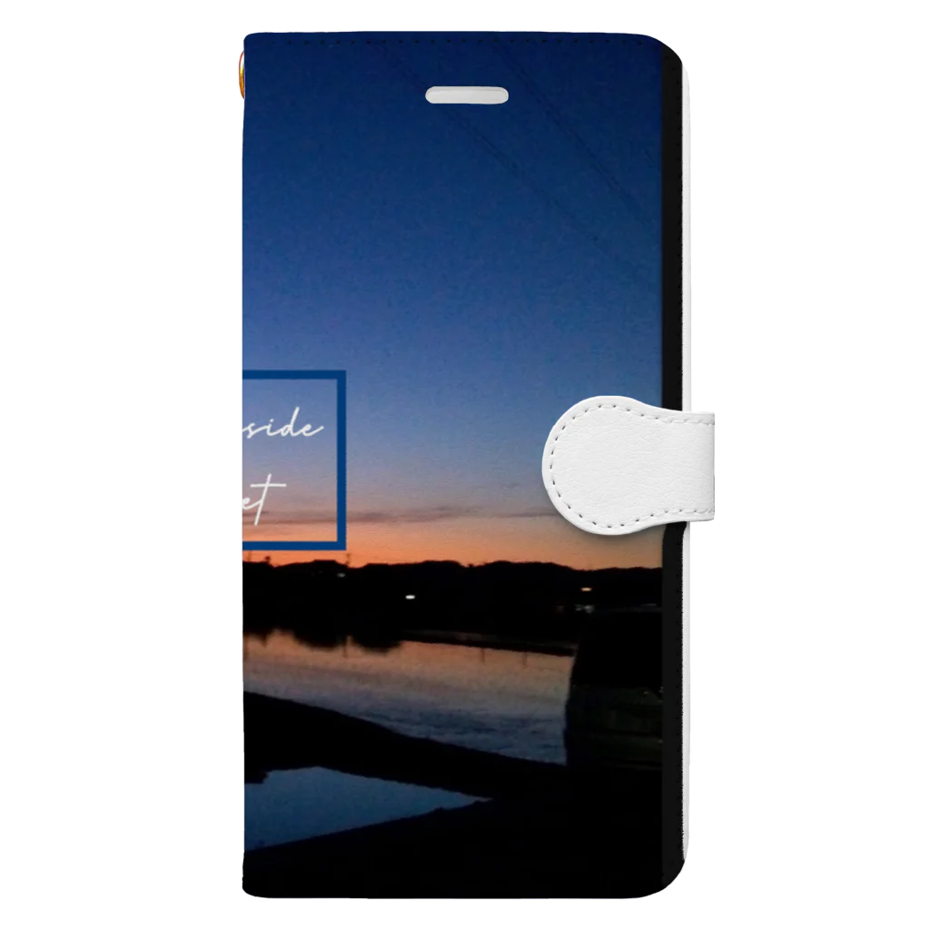 空置き場店のCountryside sunset 〜田舎の夕焼け〜 Book-Style Smartphone Case