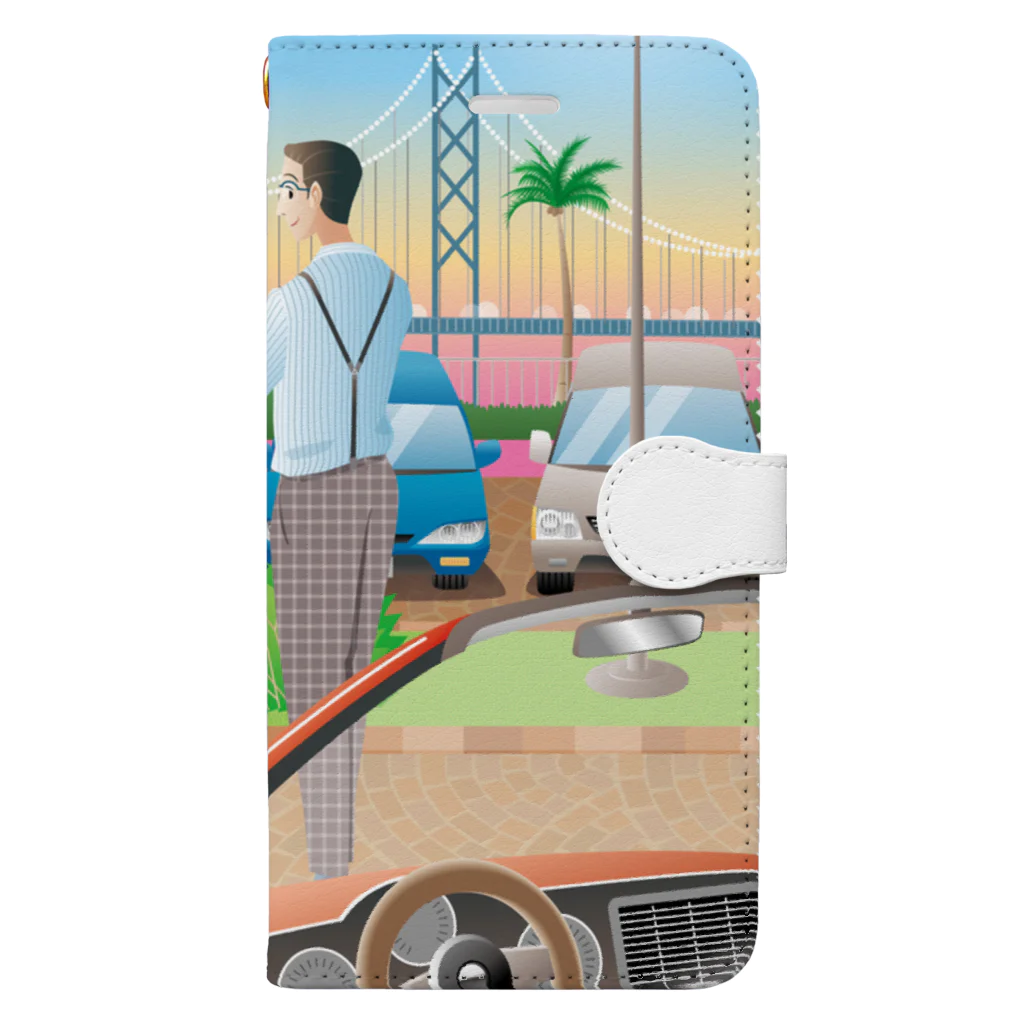 ShiancrealのSunset Drive Book-Style Smartphone Case