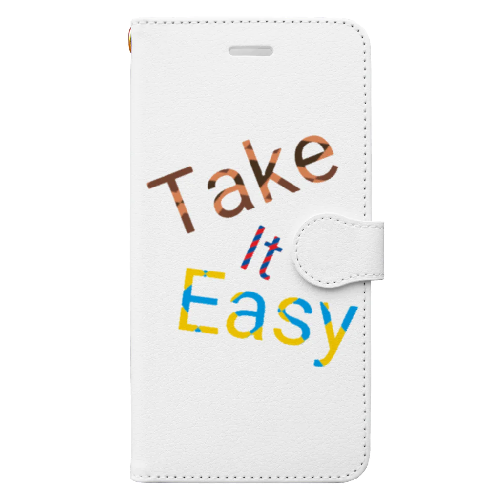 h1ya's ショップの気楽に行こうぜ Take It Easy  手帳型スマホケース