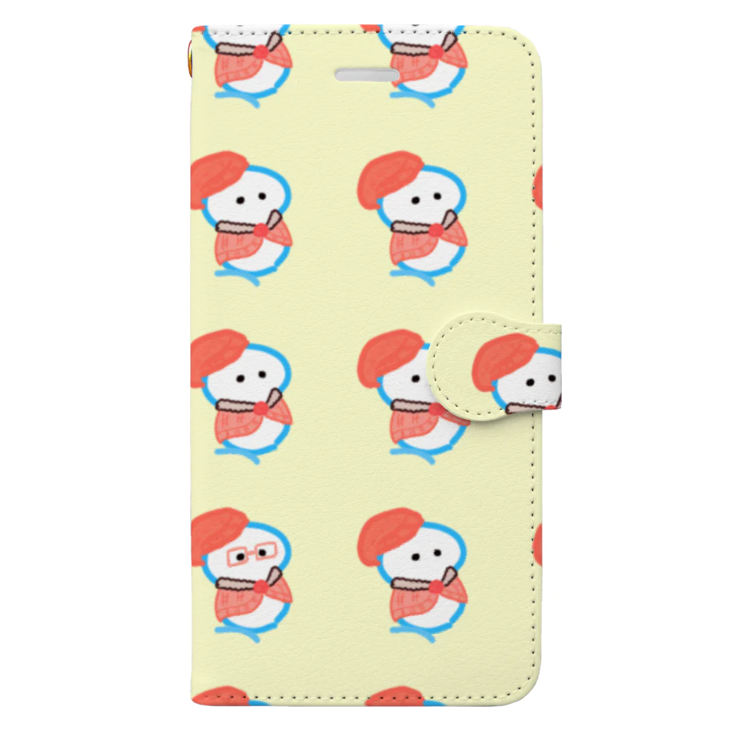 むーみん *⋆⸜ 🌼 ⸝⋆*のゆきだるまちゃん⛄️ Book-Style Smartphone Case