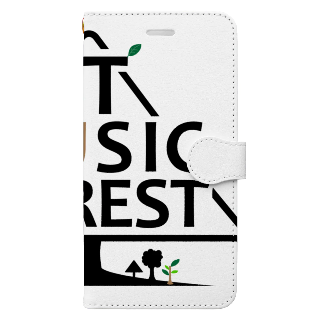 IT MUSIC FOREST チャリティーグッズショップのIT MUSIC FOREST チャリティーグッズ 手帳型スマホケース