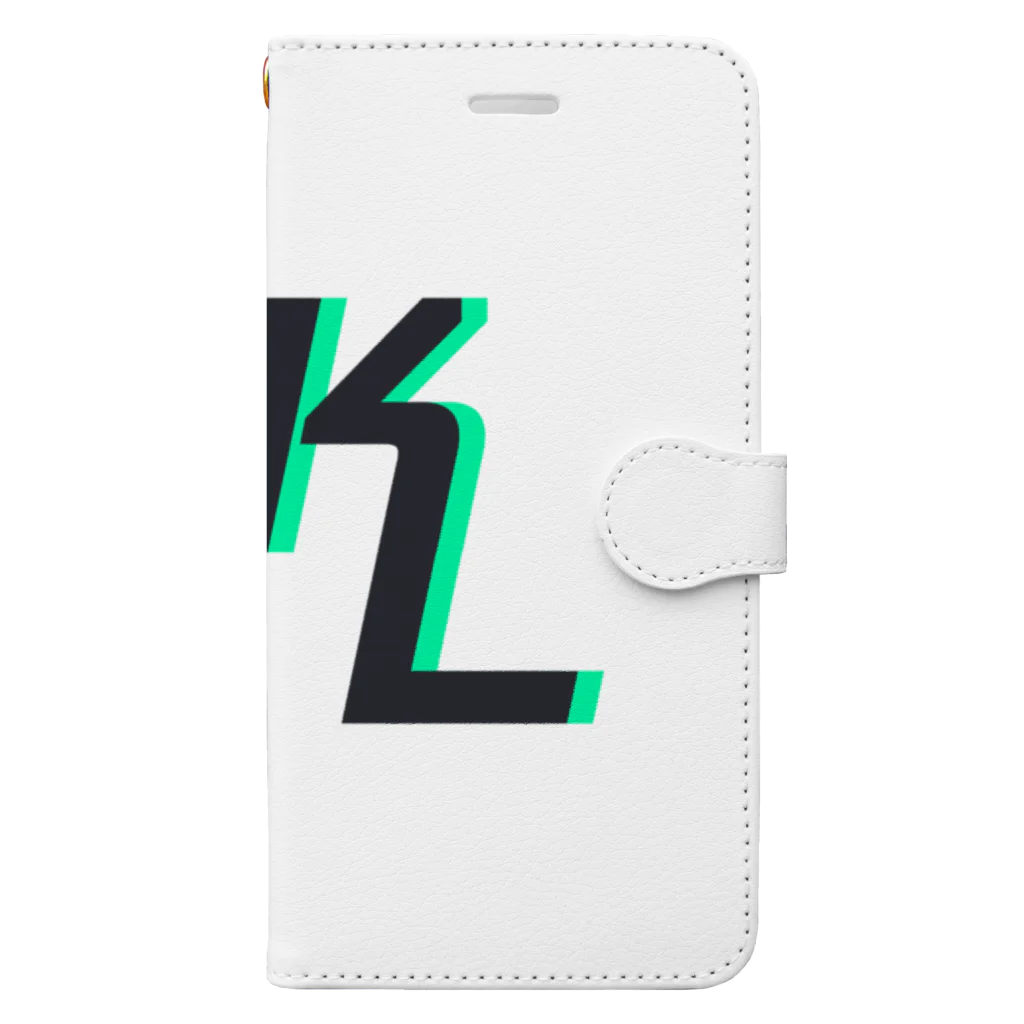 KLNetowkのKLNetworkロゴグッズ Book-Style Smartphone Case