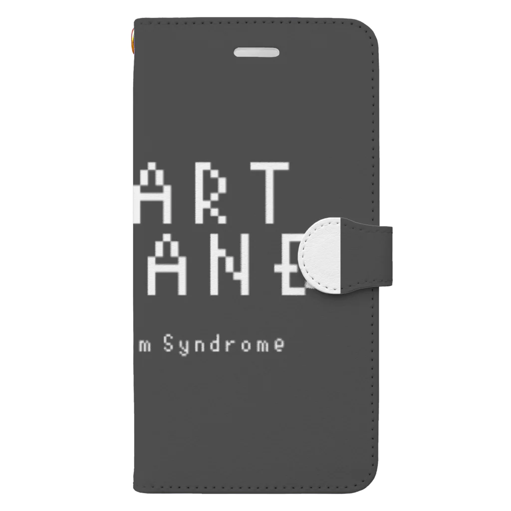 ハート&ハンドのスタイリッシュなHeart & Hand Book-Style Smartphone Case