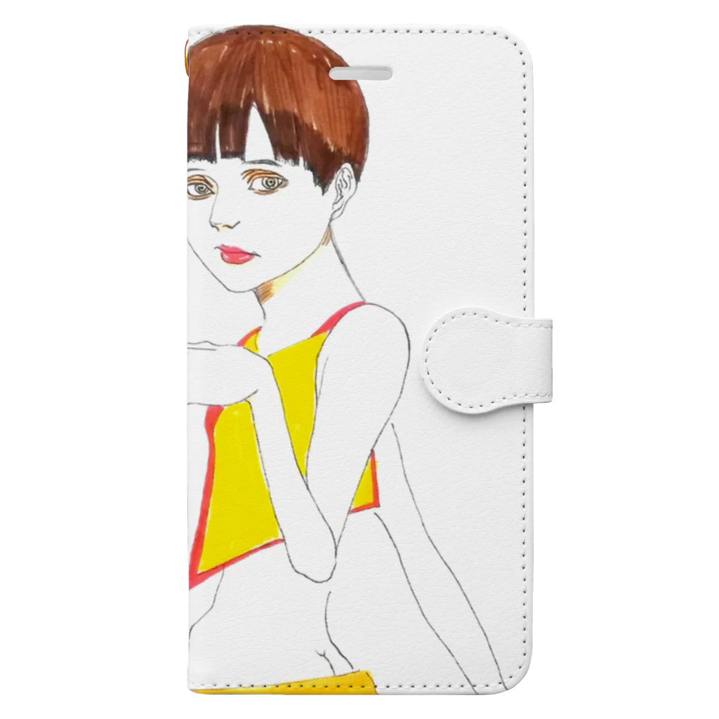 私ノ私　の美人画シリーズ  Book-Style Smartphone Case