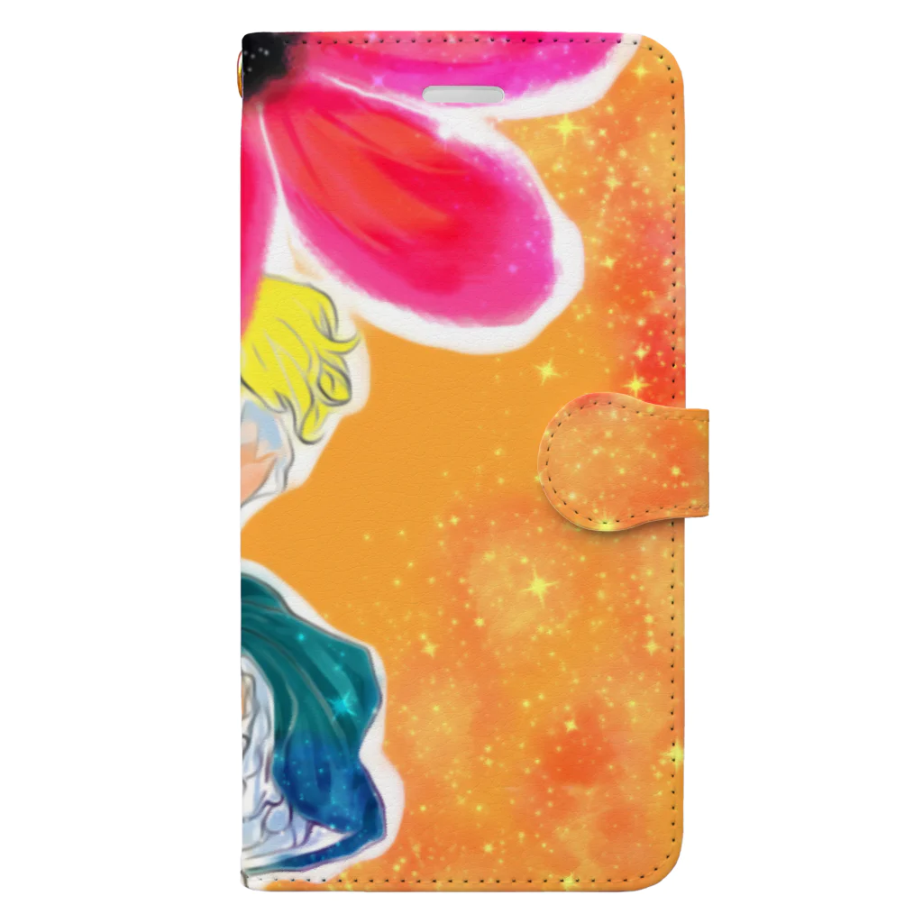 おとぼけ姉さんSHOPのニンフ〜花の妖精〜 Book-Style Smartphone Case