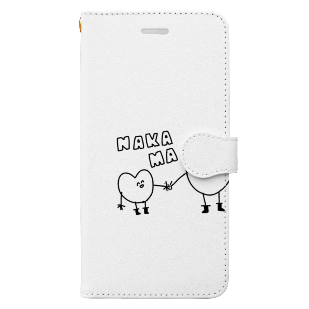 arakawa_eの心臓くん Book-Style Smartphone Case