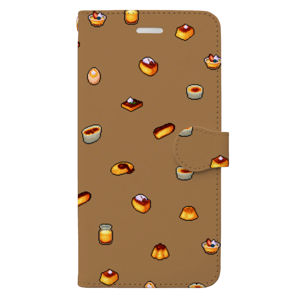 どっと屋のCustard Puddings Book-Style Smartphone Case