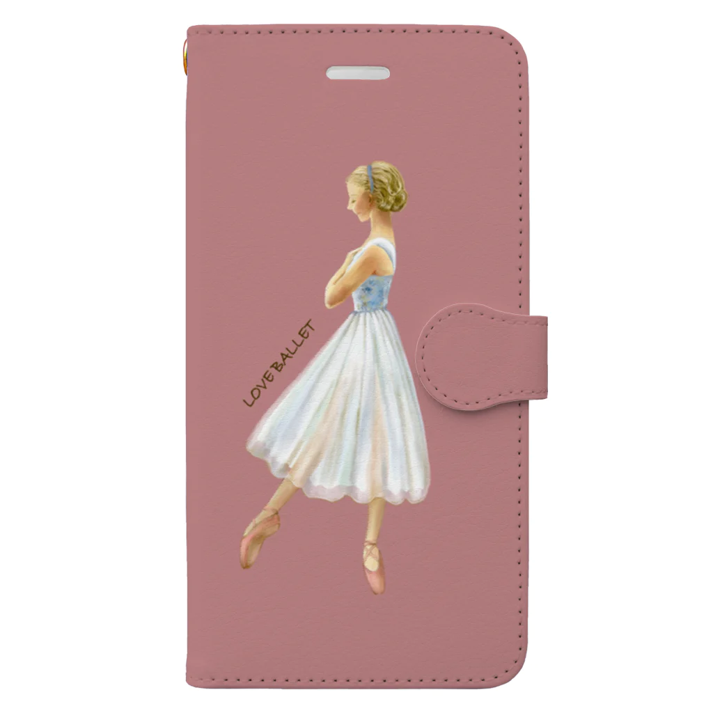 atelier✳︎miraのLOVE BALLET  Book-Style Smartphone Case