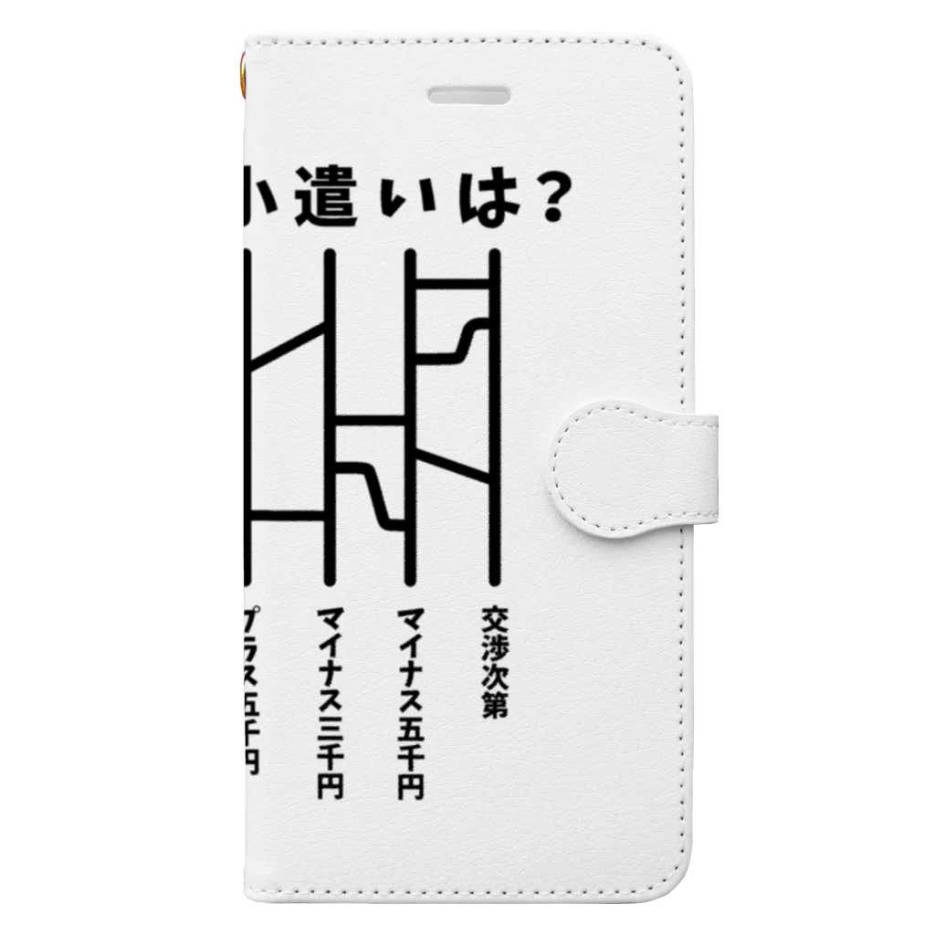 ハナのお店の今月小遣いは？（あみだくじ） Book-Style Smartphone Case