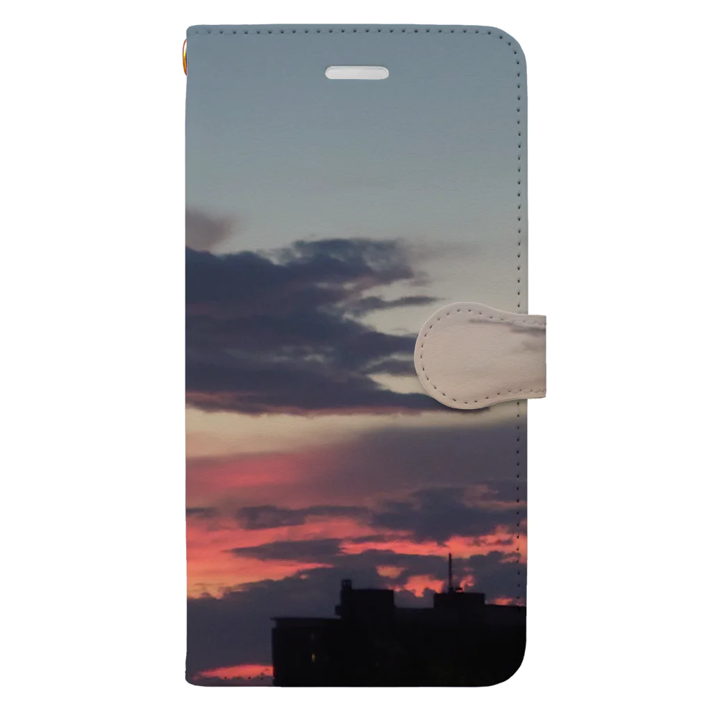 Tchannelの夕照 Book-Style Smartphone Case