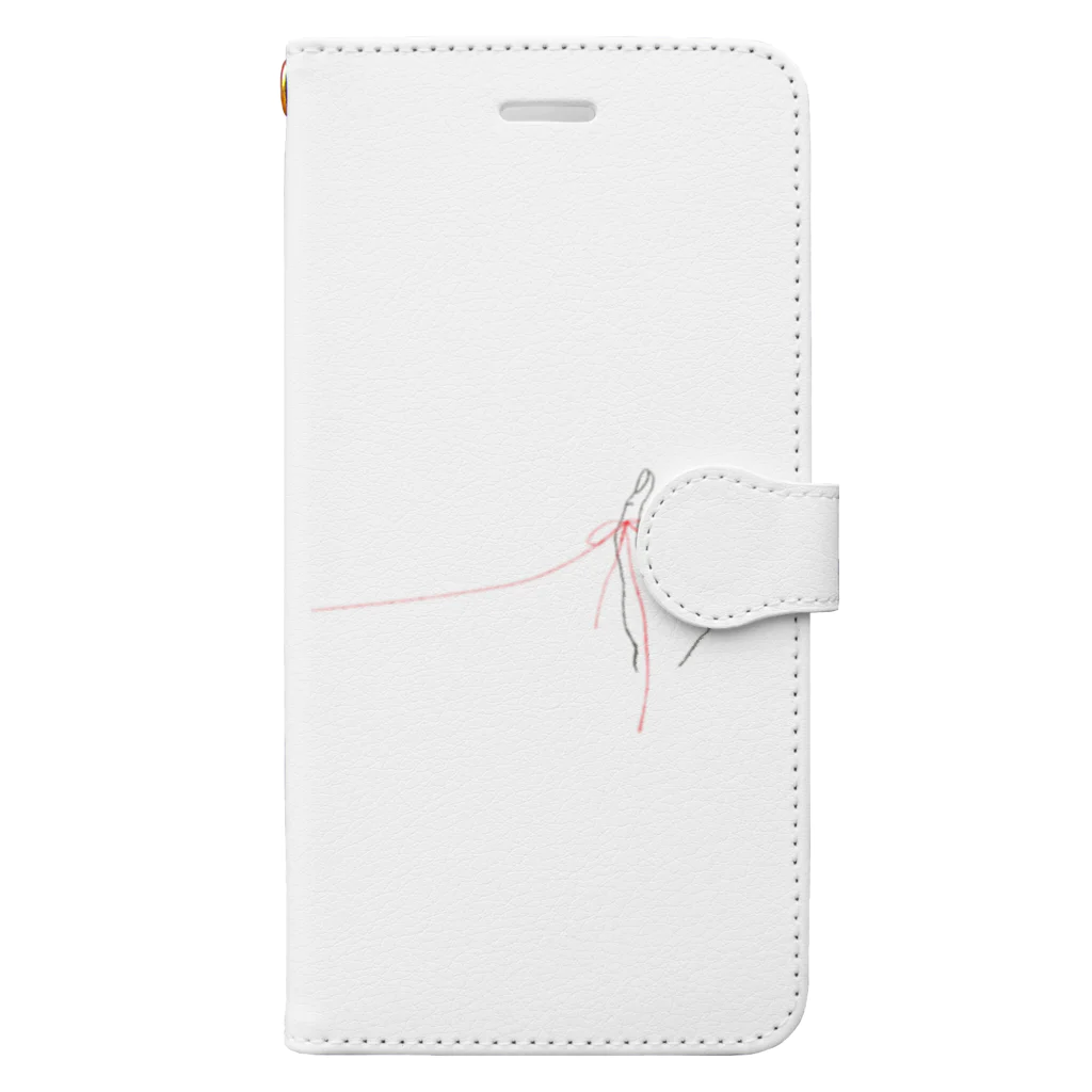 rilybiiの赤い糸 Book-Style Smartphone Case