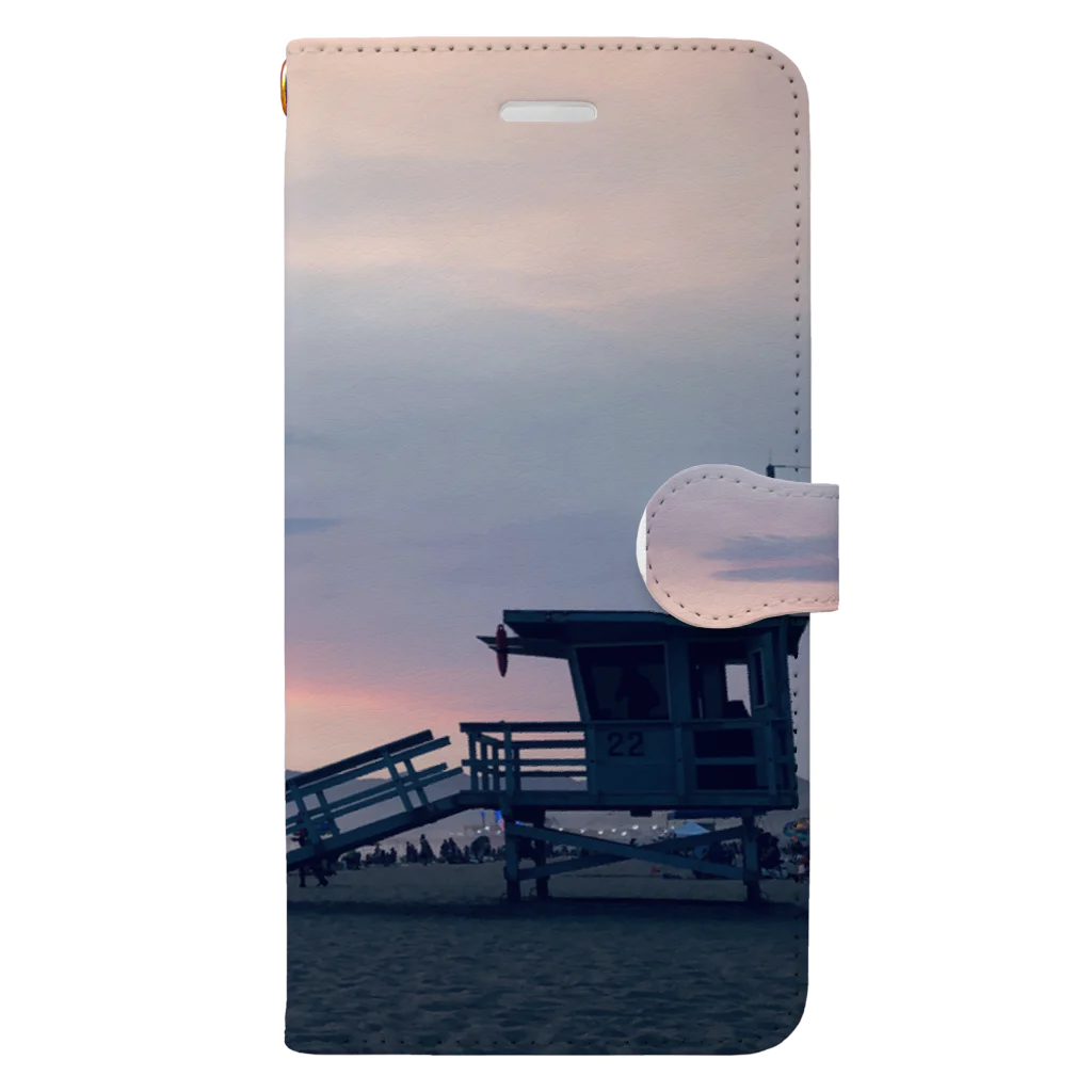 Blue SeaのSanta Monica Dreaming Book-Style Smartphone Case