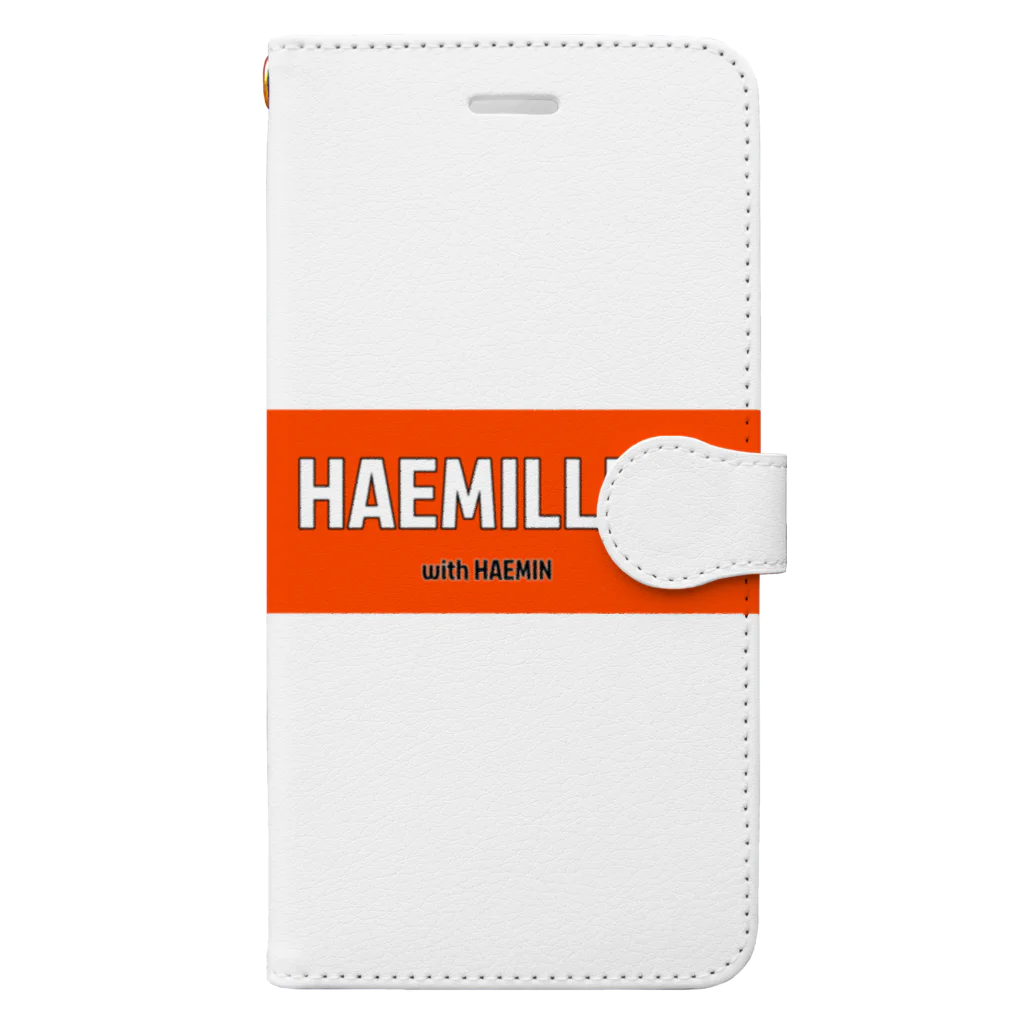 HAEMIN Offical SHOPのHAEMIN Offical GOODS REDSPORTS 手帳型スマホケース