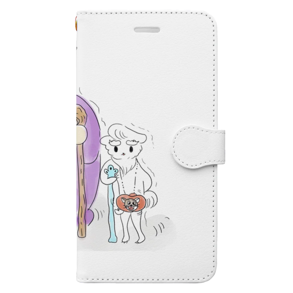 chibimaro-0227のじい散歩 Book-Style Smartphone Case