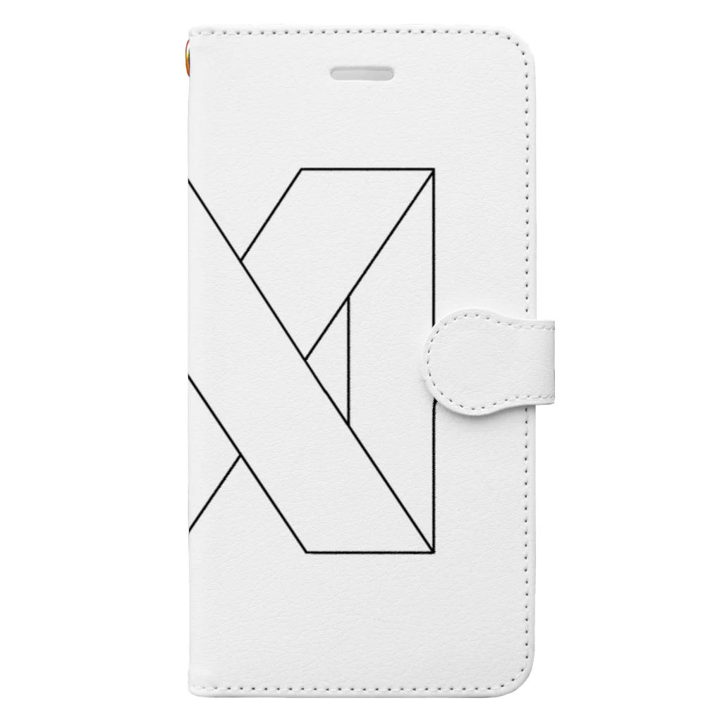 OrangeeのX Cube Book-Style Smartphone Case