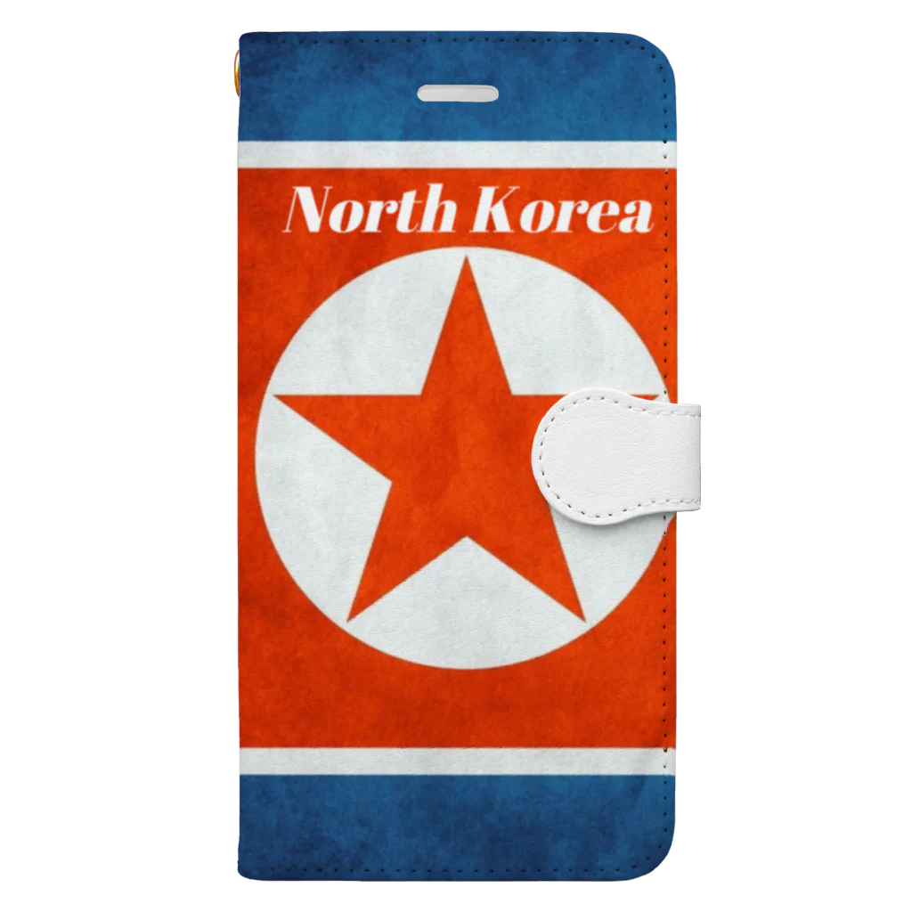 Mr.AmusingのNorth Korea Frag 手帳型スマホケース