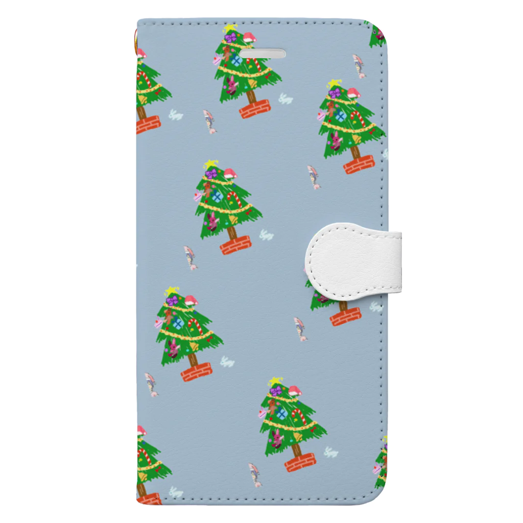 オブジェクティブグループ【公式】-しり森のクリスマスだよ！ Book-Style Smartphone Case