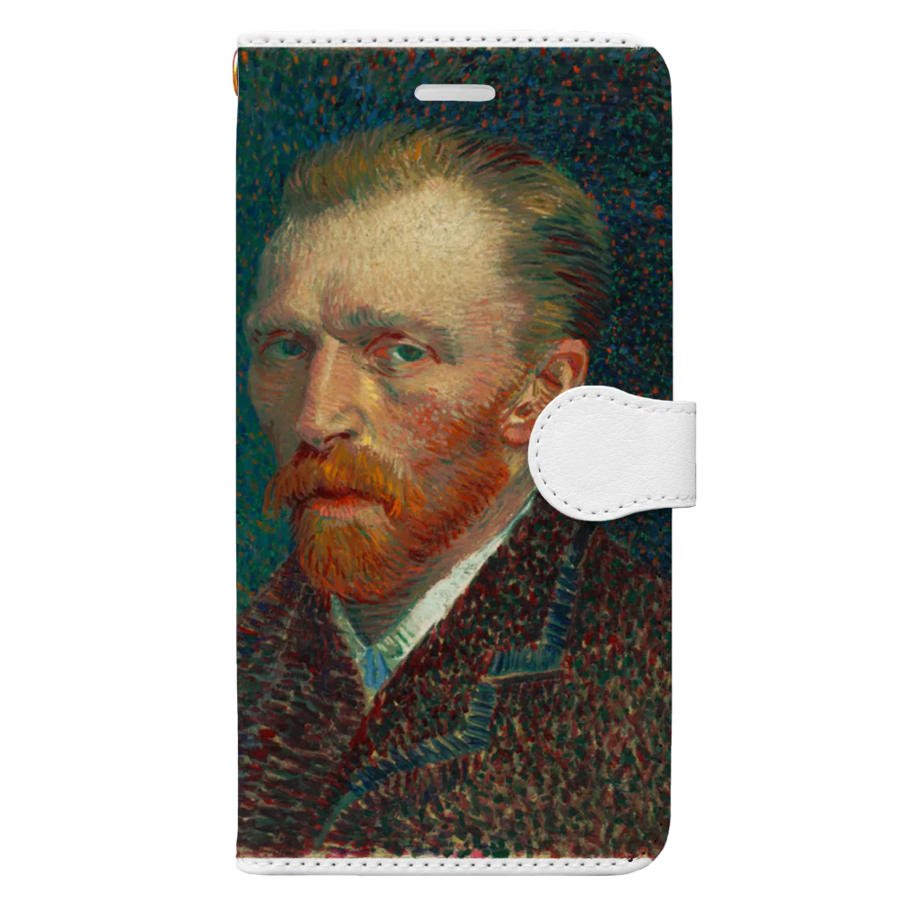 art-standard（アートスタンダード）のゴッホ（Vincent van Gogh） / 自画像 （Selbstbildnis）1887 手帳型スマホケース
