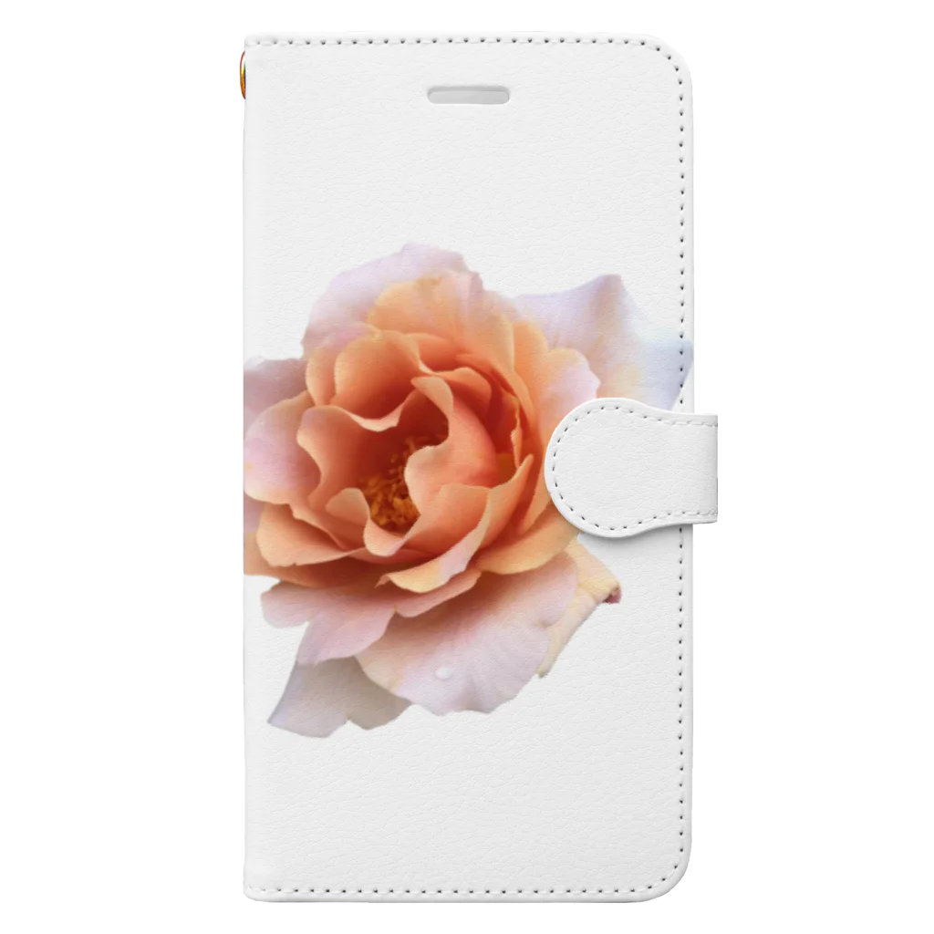 dogroseのアンティークカラーの薔薇グッズ Book-Style Smartphone Case