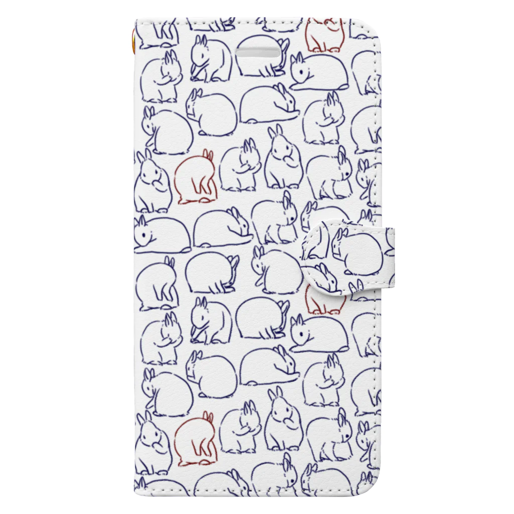 Usagi Kawaiiのきれい好きなうさぎさん Book-Style Smartphone Case