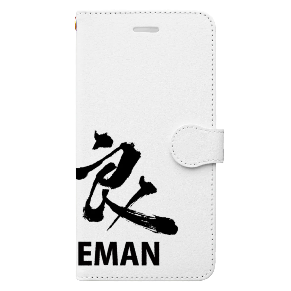 TSUNE工房のBADisGENTLEMAN Book-Style Smartphone Case