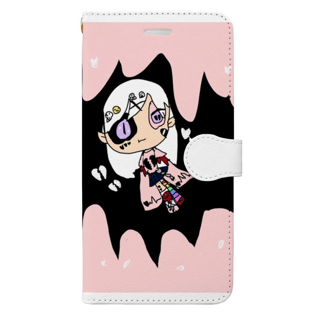 こわかわギャラリーのPINKBLACK Book-Style Smartphone Case