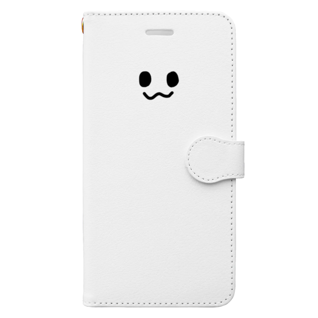 HAPLLのおかおちゃん Book-Style Smartphone Case