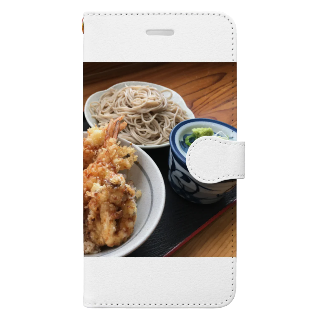 そば処冨久屋(川越)のえび天丼セット Book-Style Smartphone Case