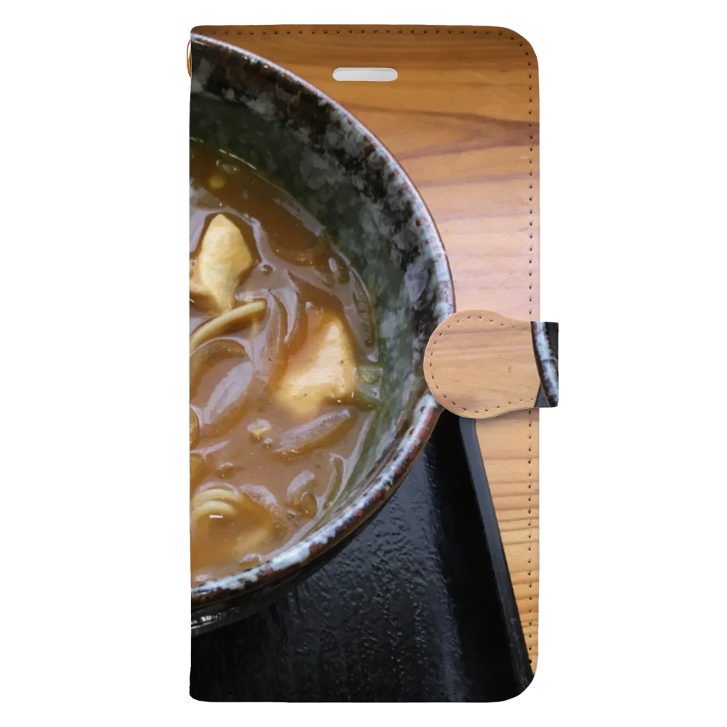 そば処冨久屋(川越)のカレー南蛮 Book-Style Smartphone Case