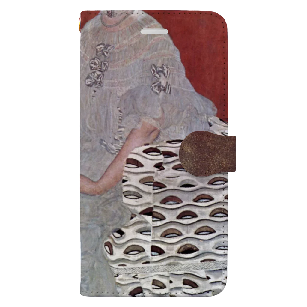 art-standard（アートスタンダード）のグスタフ・クリムト（Gustav Klimt） / 『フリッツア・リードラーの肖像』（1906年） 手帳型スマホケース