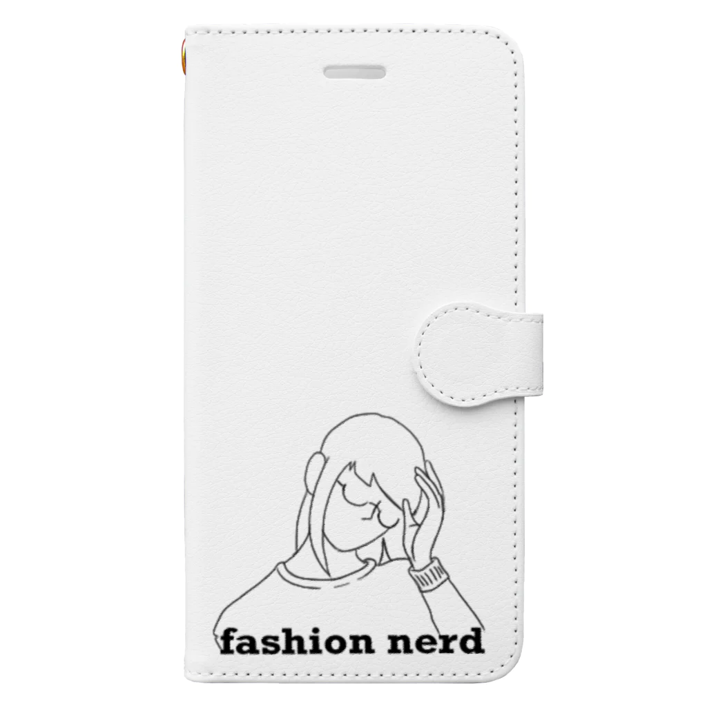 ami Kidding shopのファッション根暗さん Book-Style Smartphone Case