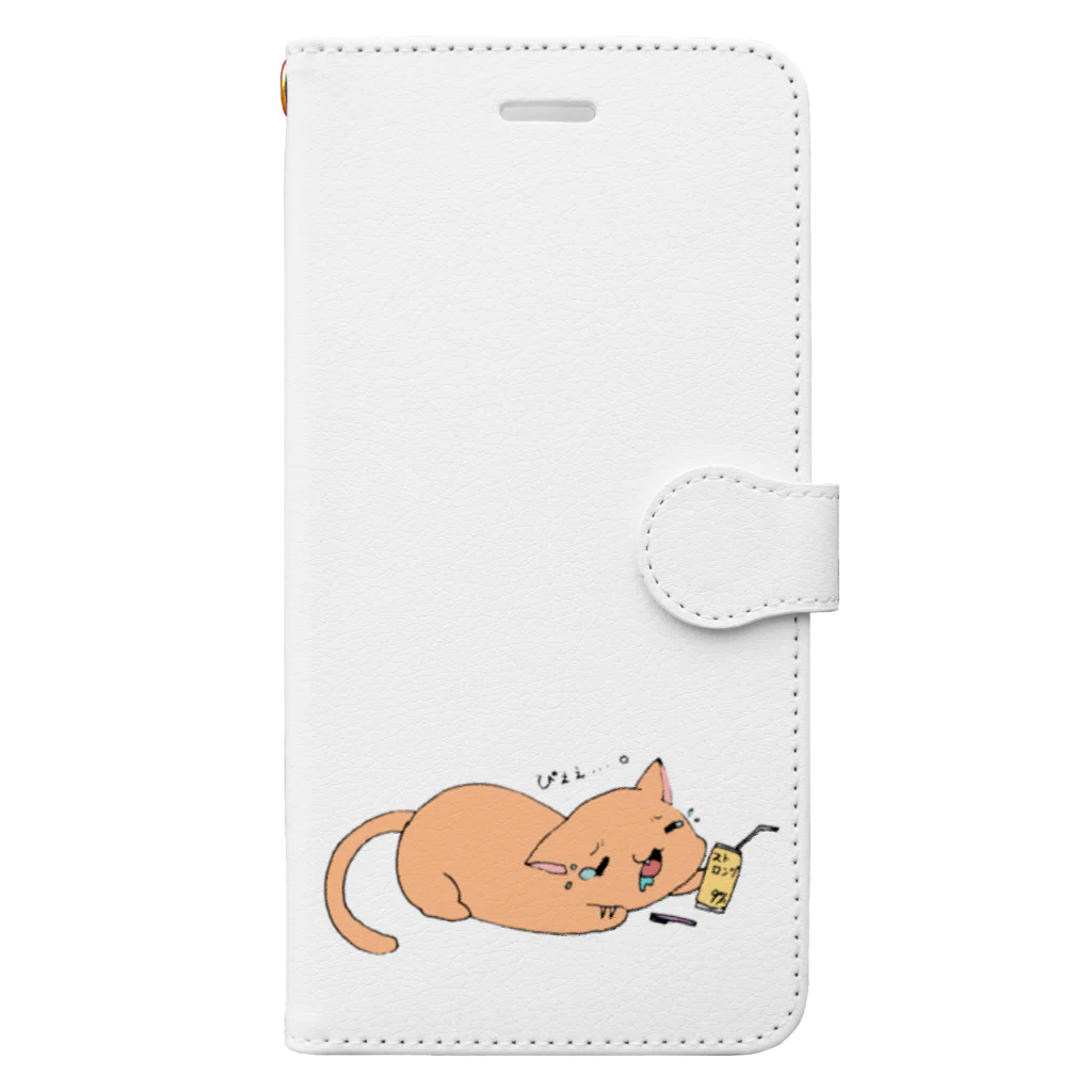 timatimaのぴぇん猫 Book-Style Smartphone Case