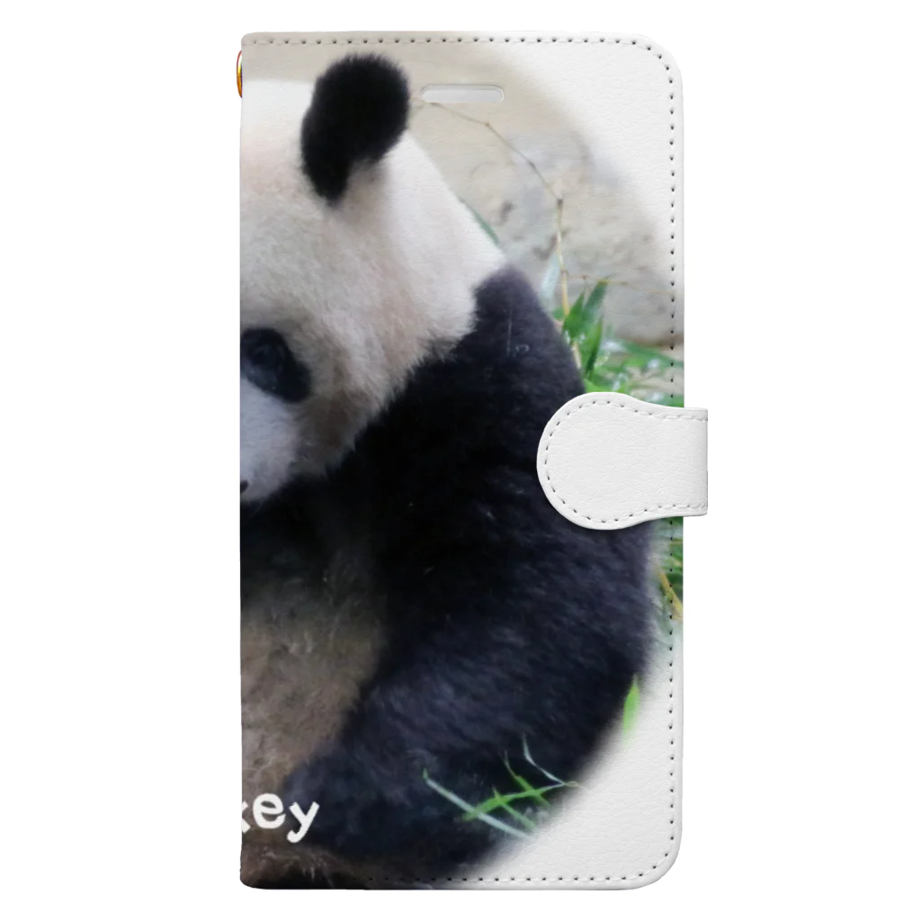 gackeyのもしもし PANDA Book-Style Smartphone Case