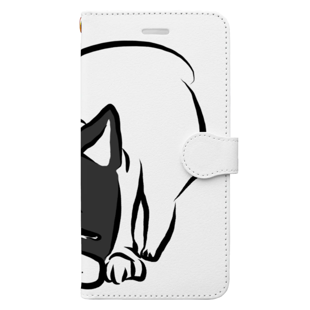 dekokennのぷひぷひチョウジくん Book-Style Smartphone Case