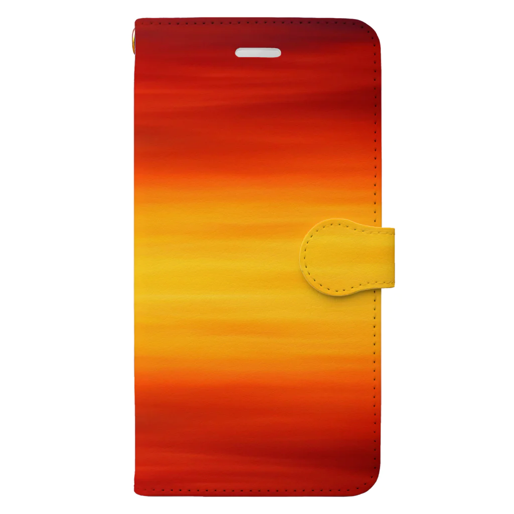 orange_honeyの夕焼け2 Book-Style Smartphone Case