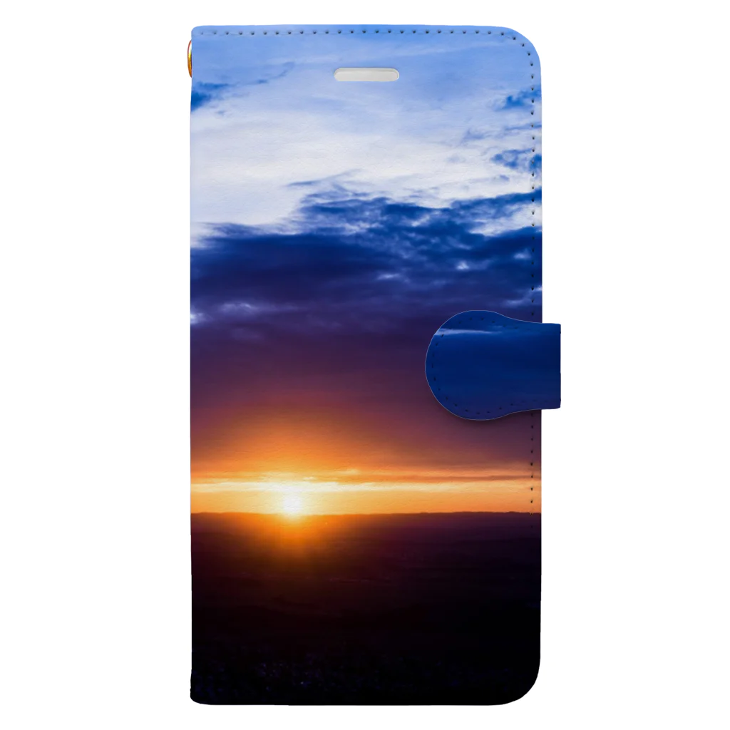 orange_honeyの夕焼け5 Book-Style Smartphone Case