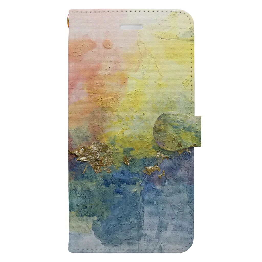 Hani what?の現代アート　Pastel Book-Style Smartphone Case