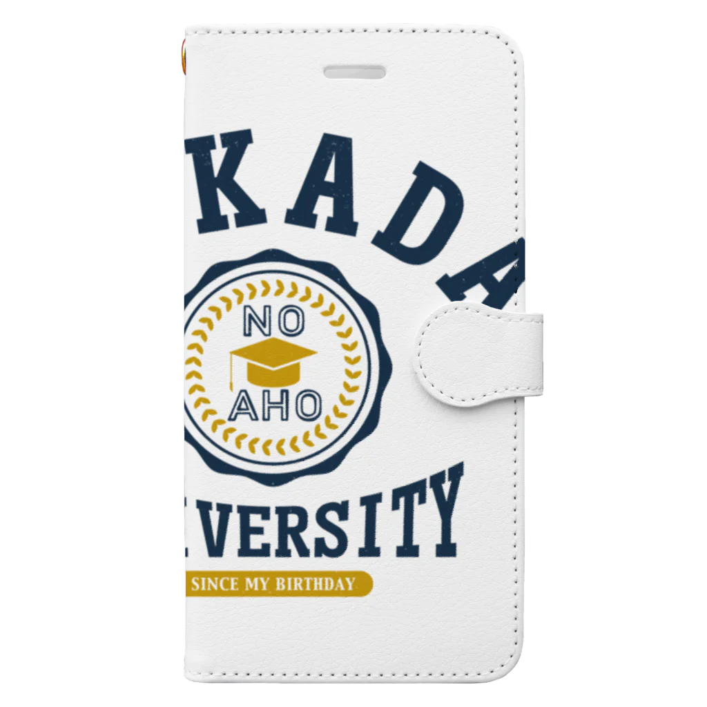 グラフィンのバカダ大学 BAKADA UNIVERSITY Book-Style Smartphone Case