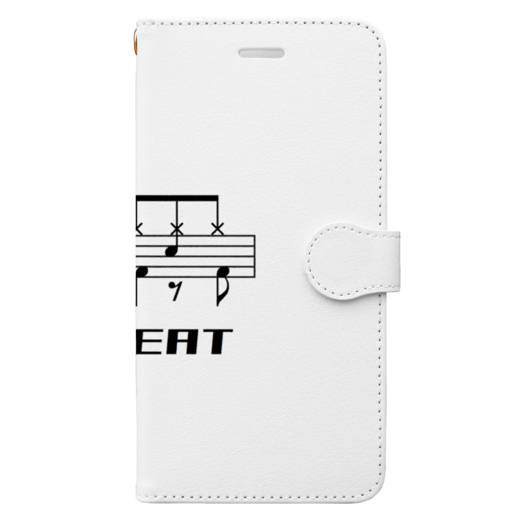 エヌ SHOPのドラムのSHAKE-BEAT Book-Style Smartphone Case