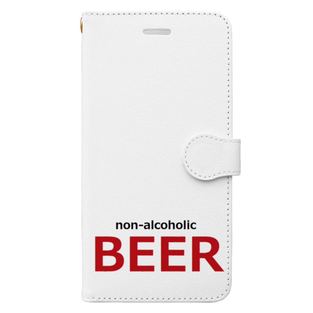 アメリカンベース のノンアルコールビール　ビール Book-Style Smartphone Case