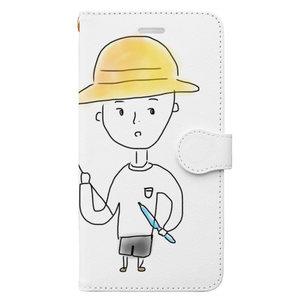 さかみーショップのぼくの春休みとチューペット Book-Style Smartphone Case