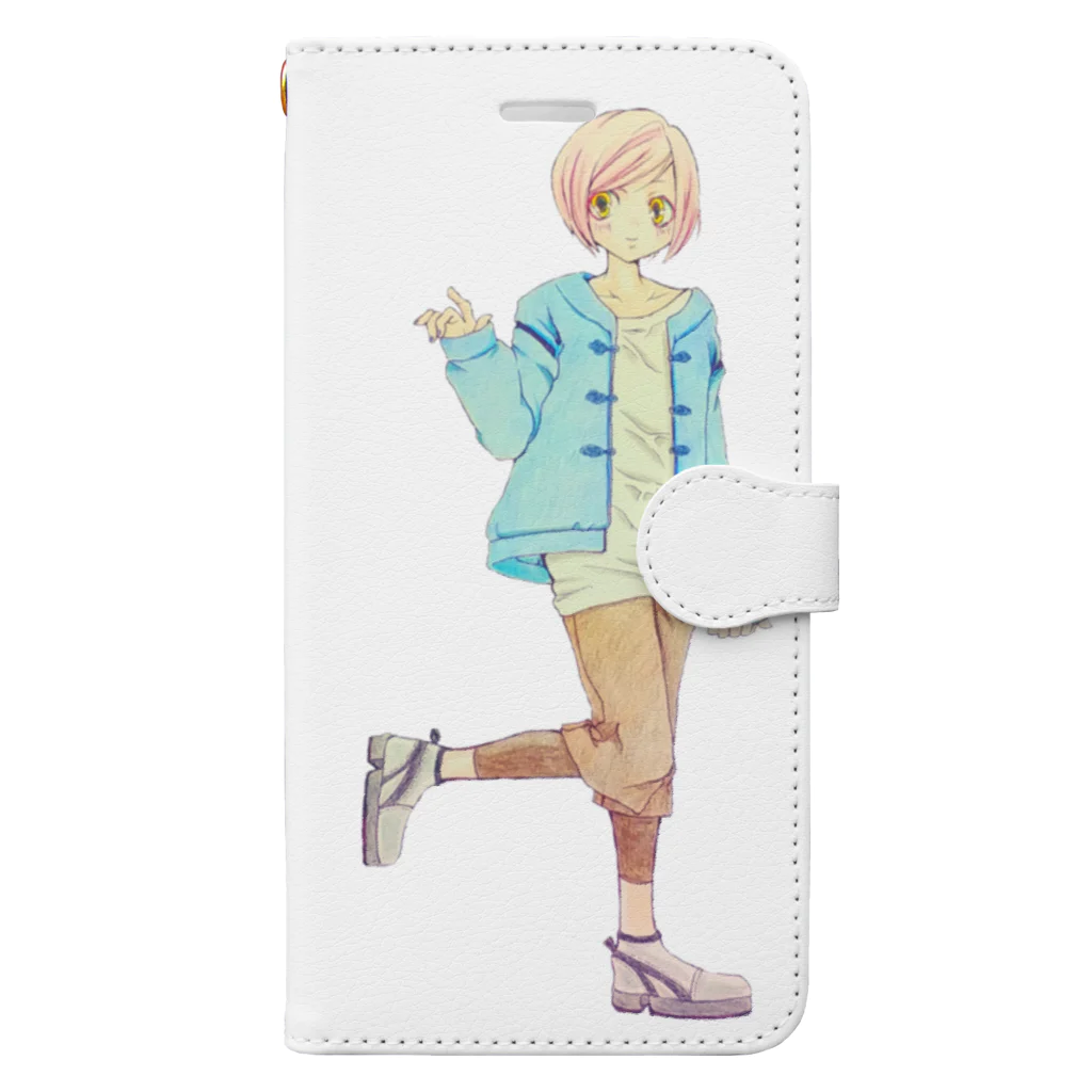 彈のトワ(おでかけ) Book-Style Smartphone Case