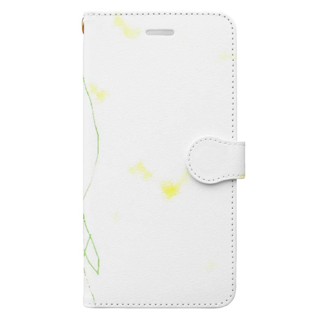 水草の泡沫・ガール Book-Style Smartphone Case