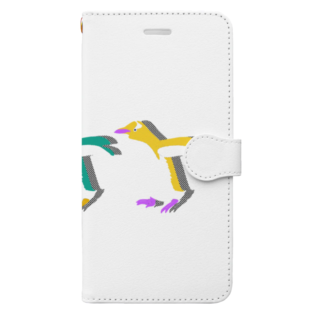 ゆるん屋。のドンキホーテペンギンくん Book-Style Smartphone Case