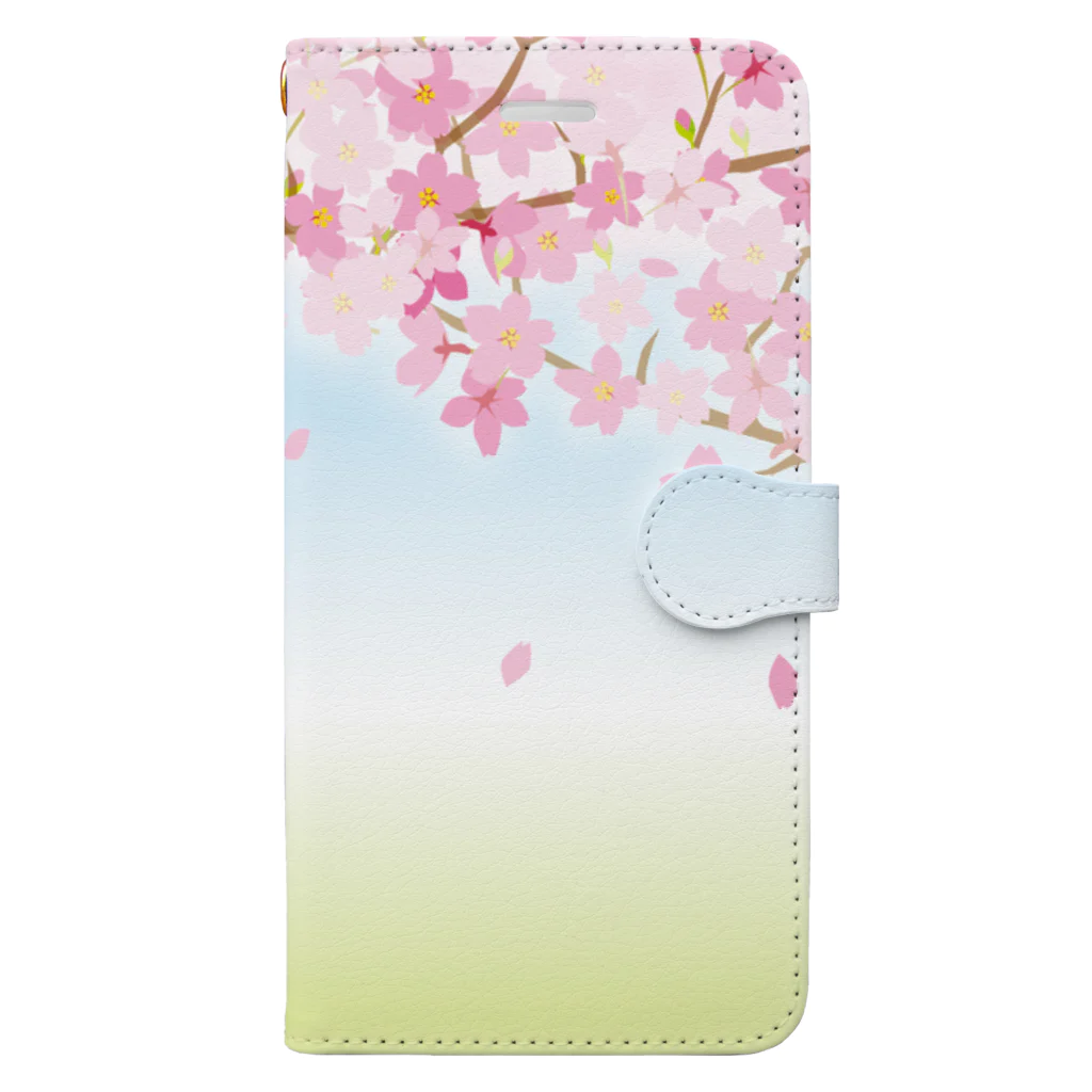 orange_honeyの桜45 Book-Style Smartphone Case